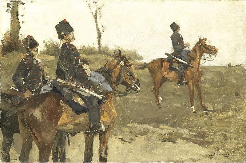 George Hendrik Breitner Hussars china oil painting image